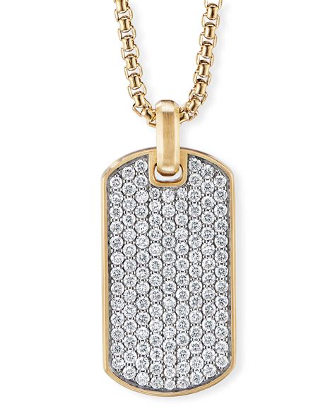 david yurman men's dog tag.